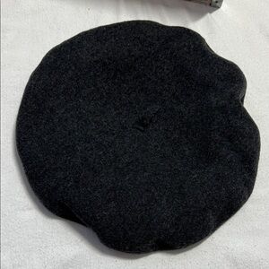 Stetkiwski Classic Charcoal Grey Wool Beret